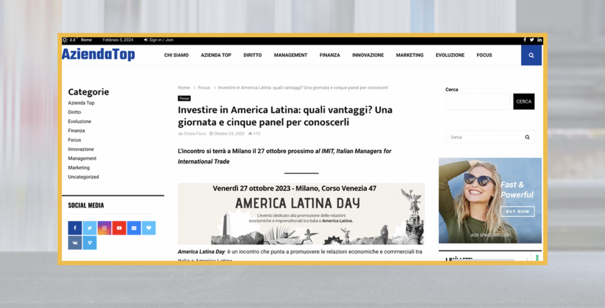 Azienda Top America Latina Day 2023